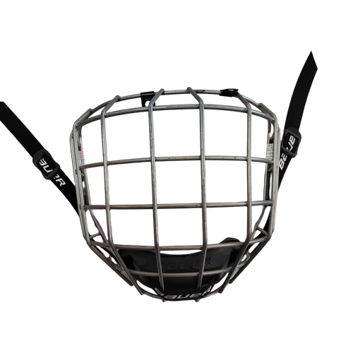 Vist Large View of Product Image Which is Used Bauer Z262.2 Hockey Wire Mask Grey MD