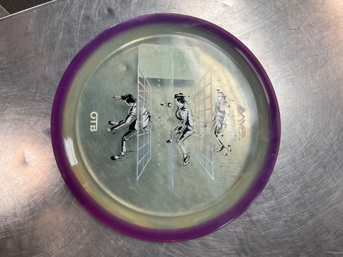Vist Large View of Product Image Which is Used MVP GYRO DEFY Disc Golf Driver Purple