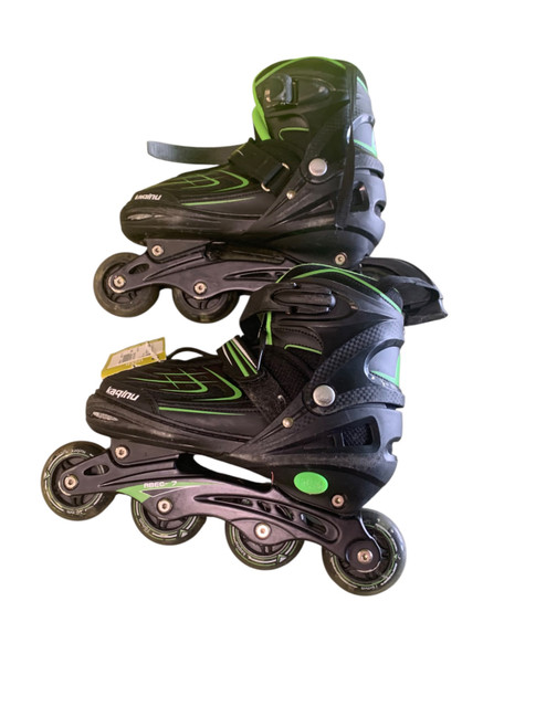 Vist Large View of Product Image Which is Used KAQINU Junior Rec Fitness Skates Black Adjustable