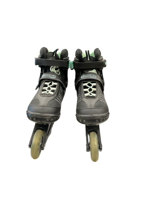 Vist Large View of Product Image Which is Used Chicago POWER GLIDE ABEC5 Senior Rec Fitness Skates Black Senior 9