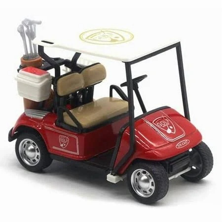 Vist Large View of Product Image Which is New t.na Die Cast Model Pull-Back Toy Golf Cart Red