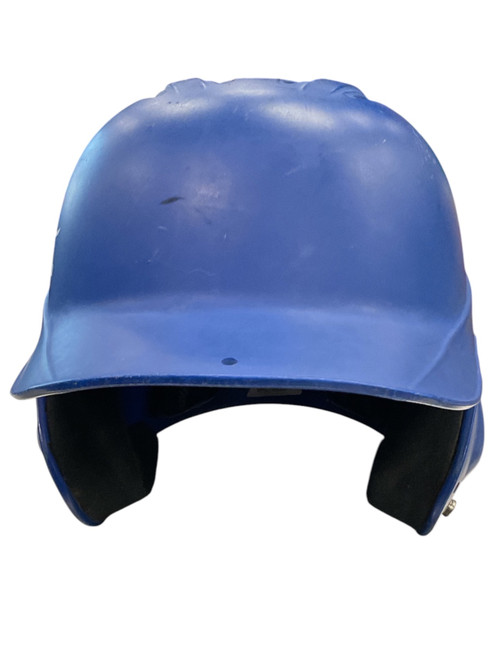 Vist Large View of Product Image Which is Used Mizuno MBH252 Batting Helmet No Mask Royal Blue L/XL