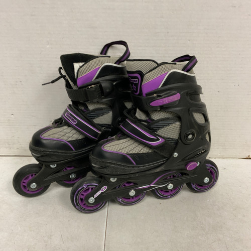 Vist Large View of Product Image Which is Used Chicago 1-4 ABEC 3 Junior Rec Fitness Skates Black Adjustable