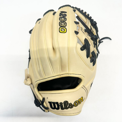 Vist Large View of Product Image Which is Used Wilson A2000 1786 BB/SB Glove RH Throw Almond 11 1/2"