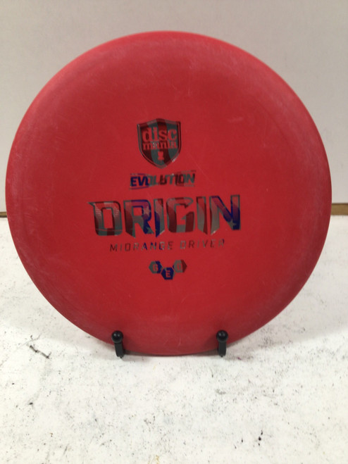 Vist Large View of Product Image Which is Used Discmania EVOLUTION GEO ORIGIN Disc Golf Mid Range Red 175g