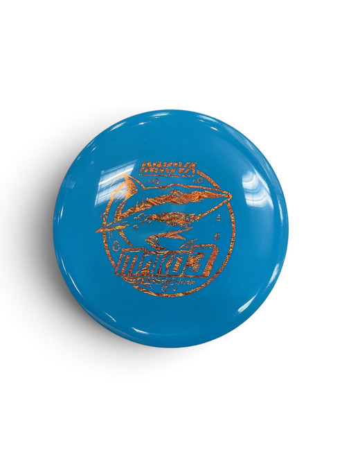 Vist Large View of Product Image Which is Used Innova MAKO 3 Disc Golf Mid Range Royal Blue
