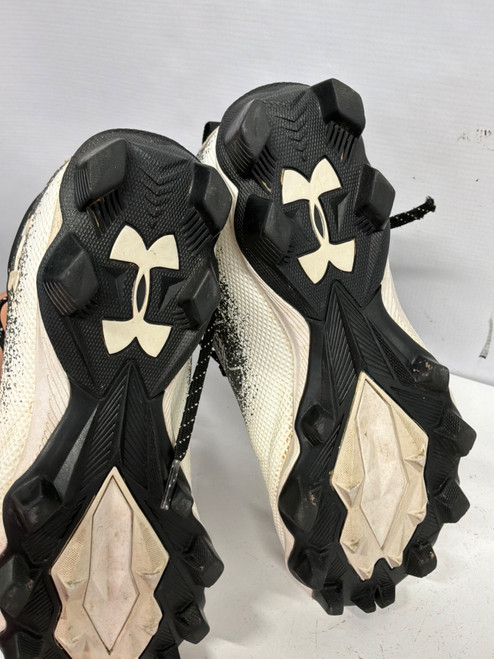 Vist Large View of Product Image Which is Used Under Armour BASEBALL CLEATS BB/SB Cleats Black Senior 6