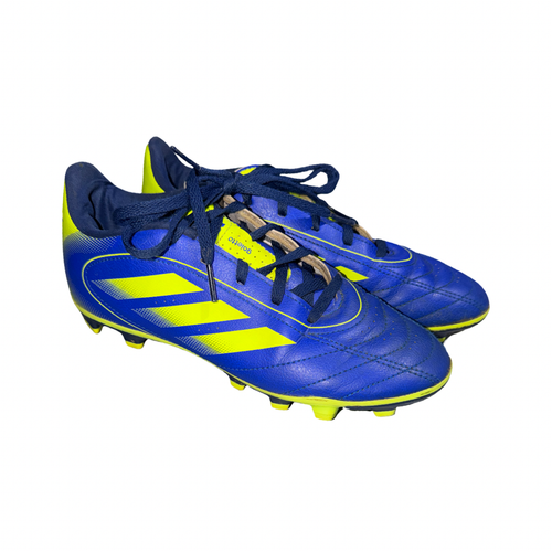 Vist Large View of Product Image Which is Used Adidas Soccer Cleats Royal Blue Junior 04.5