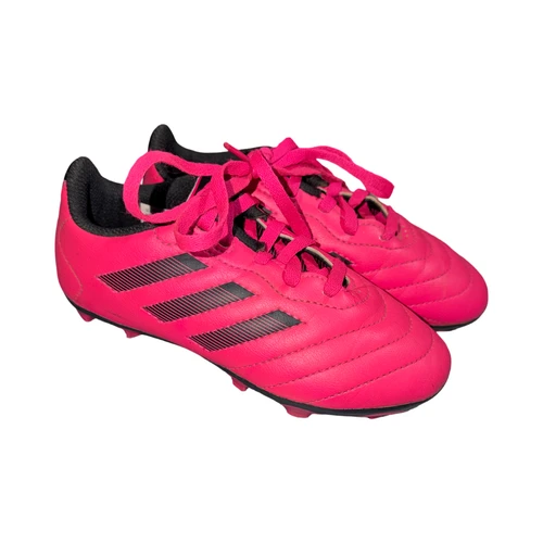 Vist Large View of Product Image Which is Used Adidas Soccer Cleats Pink Youth 11.0