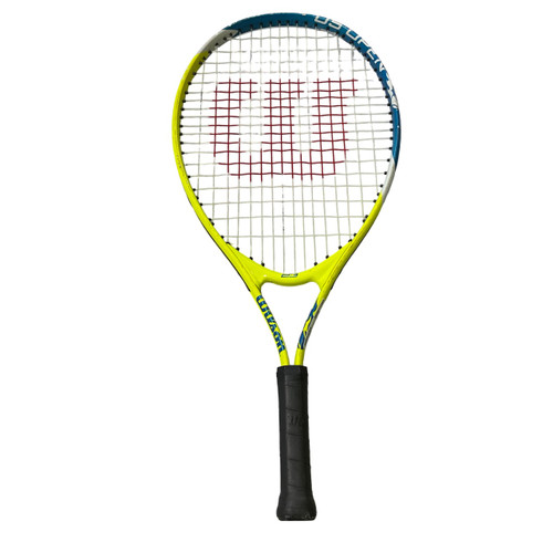 Vist Large View of Product Image Which is Used Wilson US OPEN 23 Junior Tennis Racquet Yellow 23"