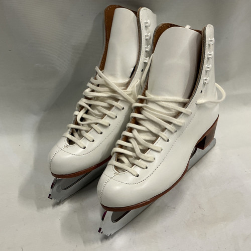 Vist Large View of Product Image Which is Used Riedell 320N Girls Figure Skate White Junior 04.5