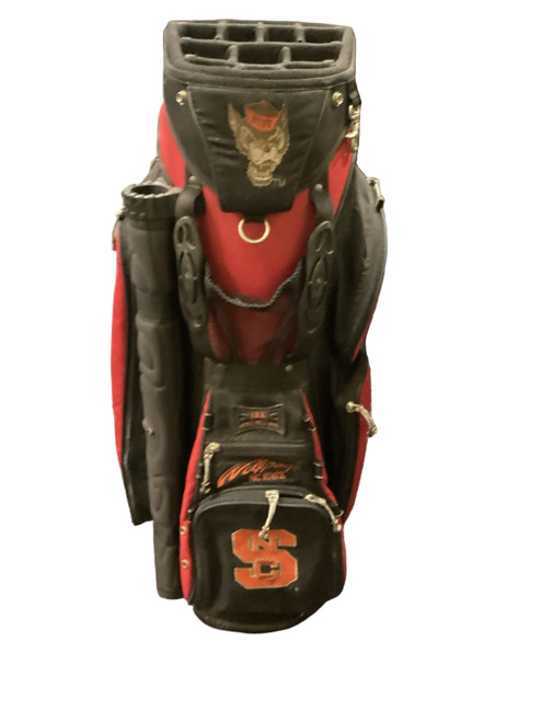 Vist Large View of Product Image Which is Used NC STATE WOLFPACK CART BAG Mens Cart Bag Red