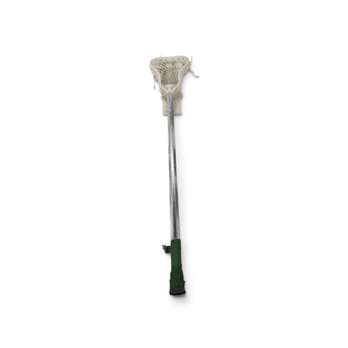 Vist Large View of Product Image Which is Used Brine Mini E3 Junior Complete Lacrosse Stick Attack/Midfield Silver, full length view