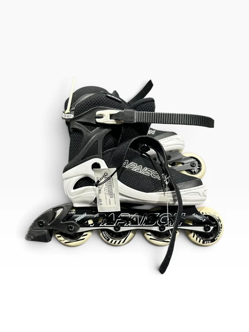 Vist Large View of Product Image Which is Used ADJUSTABLE 5-7.5 Senior Rec Fitness Skates Black Adjustable