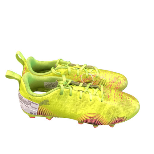 Vist Large View of Product Image Which is Used Puma Soccer Cleats Yellow Junior 04