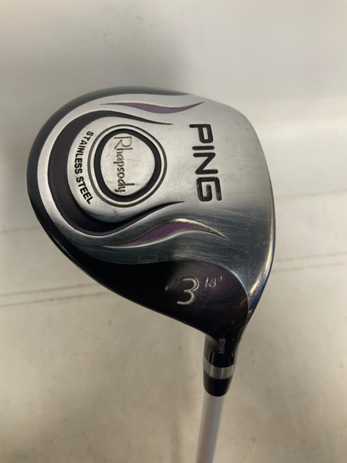 Vist Large View of Product Image Which is Used Ping RHAPSODY Womens Fairway Wood RH 3 Wood