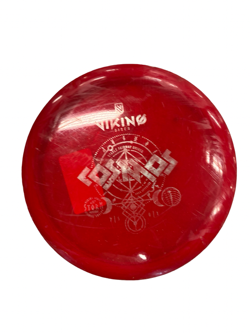 Vist Large View of Product Image Which is Used VIKING COSMOS Disc Golf Driver Red