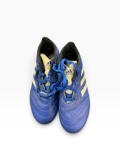 Vist Large View of Product Image Which is Used Adidas Soccer Cleats Navy Blue Junior 01