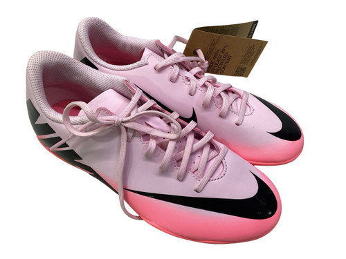 Vist Large View of Product Image Which is Used Nike MERCURIAL Soccer Cleats Pink Junior 05