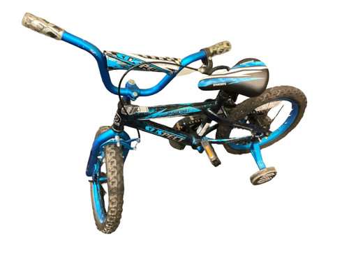 Vist Large View of Product Image Which is Used Dynacraft SUSPECT Training Wheel Bike Boys Royal Blue 16"
