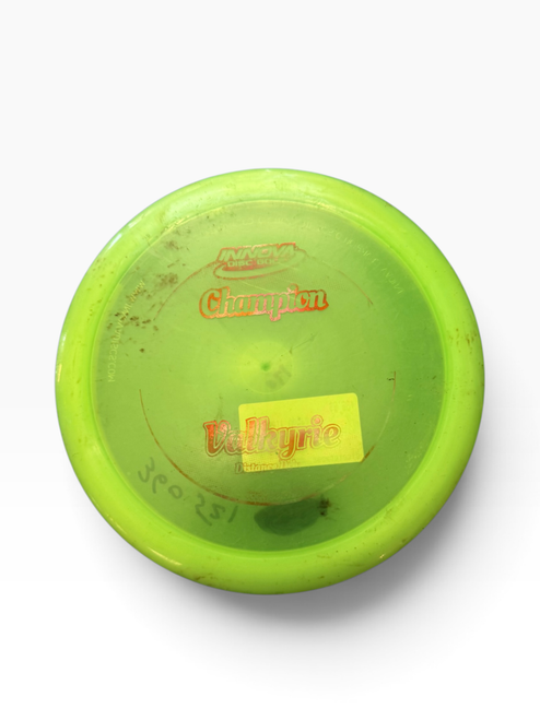 Vist Large View of Product Image Which is Used Innova CHAMPION VALKYRIE Disc Golf Driver Green 171g