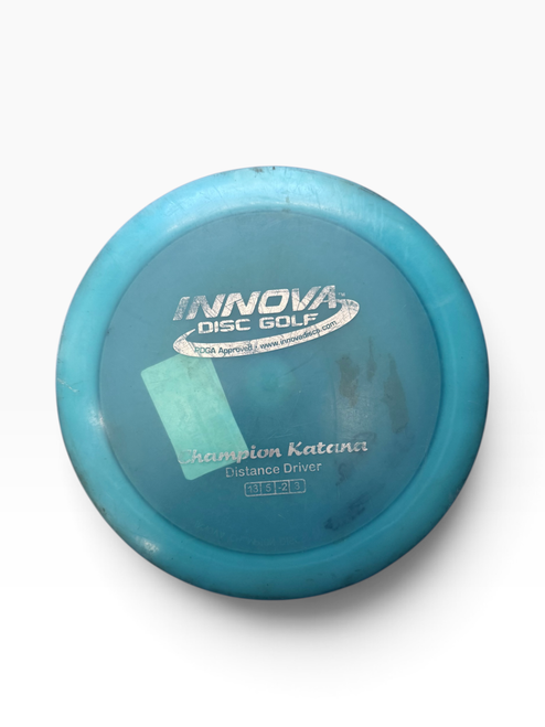 Vist Large View of Product Image Which is Used Innova CHAMPION KATANA Dis c Golf Driver Royal Blue 176g