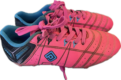 Vist Large View of Product Image Which is Used Soccer Cleats Pink Junior 02