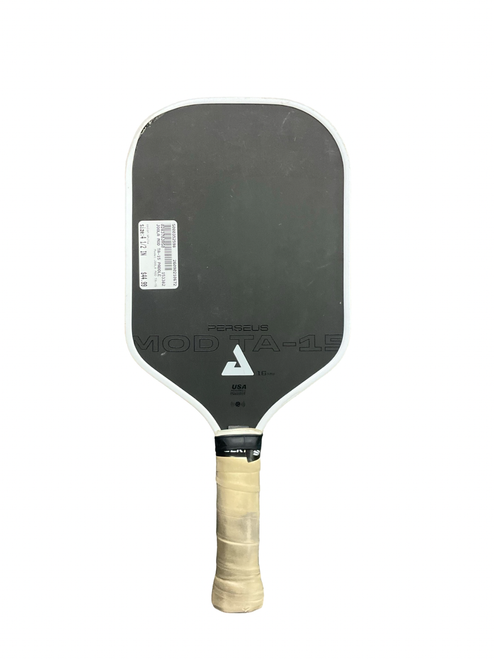 Vist Large View of Product Image Which is Used JOOLA MOD TA-15 Pickleball Racquet White 4 1/2"