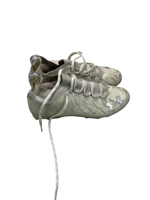 Vist Large View of Product Image Which is Used Under Armour THREADLOCK LAX Cleats Mens White Senior 8.5