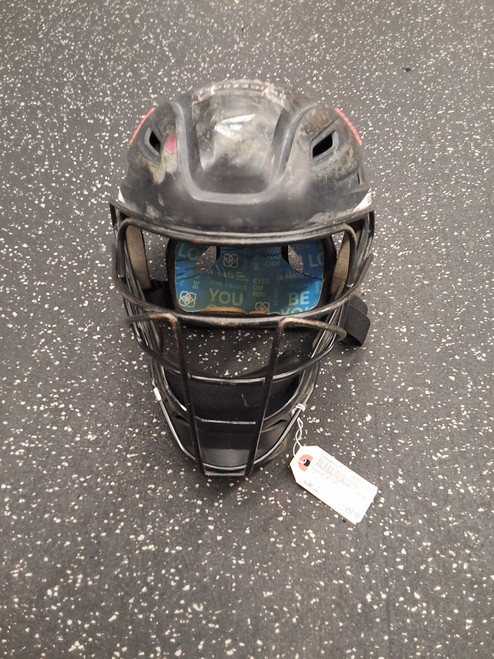 Vist Large View of Product Image Which is Used Easton X JEN Batting Helmet w/Mask Black LG