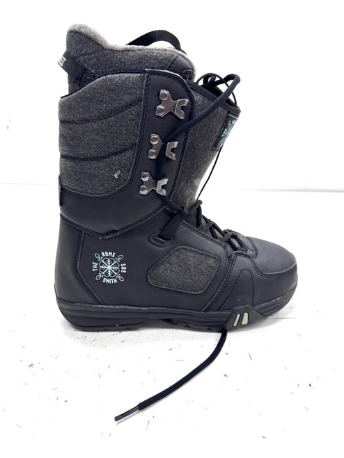 Vist Large View of Product Image Which is Used Rome SDS SMITH SIZE 7 Womens Snowboard Boots Black Senior 7