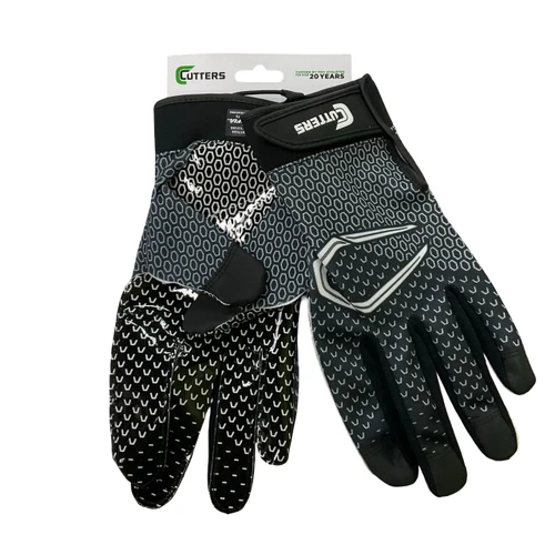 Vist Large View of Product Image Which is Used Cutters GAMEDAY FB Gloves Black S/M