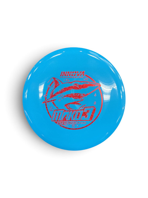Vist Large View of Product Image Which is Used Innova MAKO3 Disc Golf Mid Range Royal Blue
