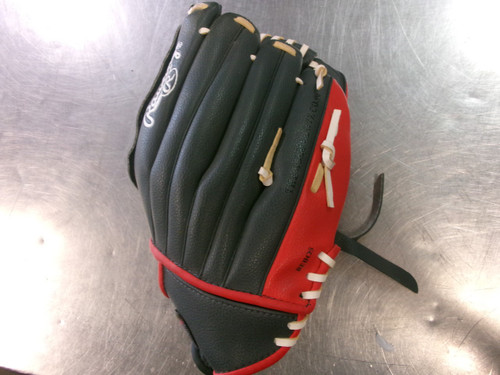 Vist Large View of Product Image Which is Used Rawlings PLAYER SERIES BB/SB Glove LH Throw Navy Blue 11 1/2"