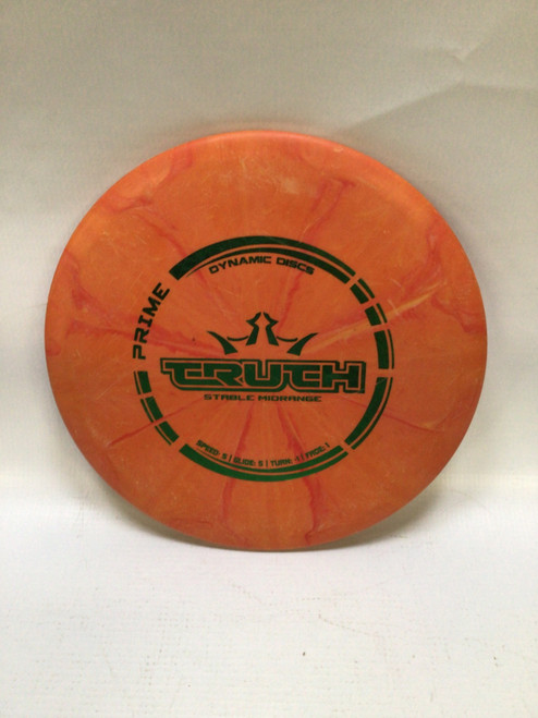 Vist Large View of Product Image Which is Used Dynamic Discs TRUTH PRIME 173G Disc Golf Mid Range Orange