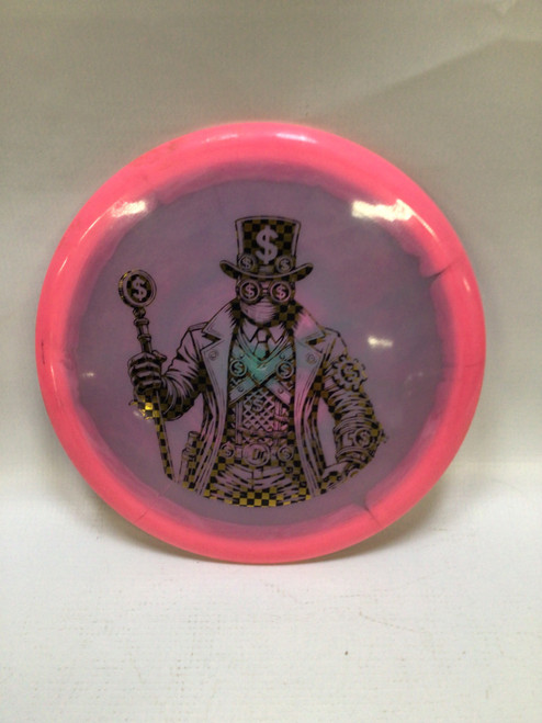 Vist Large View of Product Image Which is Used Innova DYNASTY RUN 176G Disc Golf Driver Pink