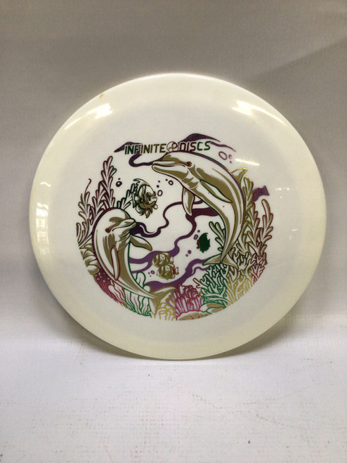 Vist Large View of Product Image Which is Used Infinite Discs DOLPHINE FOIL 176G Disc Golf Driver White