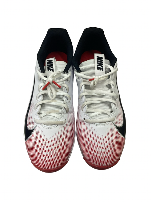 Vist Large View of Product Image Which is Used Nike VAPOR BB/SB Cleats Red And White Senior 8