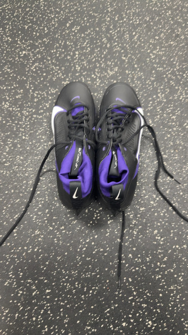 Vist Large View of Product Image Which is Nike VAPOR EDGE 360 Adult FB Cleats Black And Purple Senior 11.5
