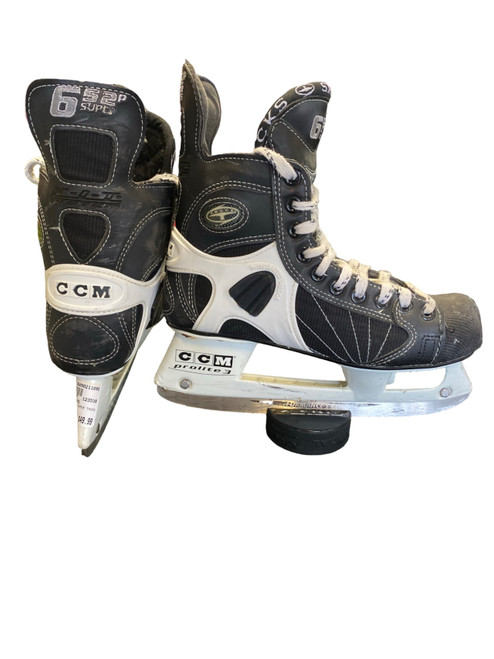 Vist Large View of Product Image Which is Used CCM 652 SUPER TACKS Intermediate Hockey Skate Intermediate 5.5
