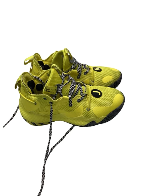 Vist Large View of Product Image Which is Used Adidas JAMES HARDEN Basketball Shoes M Yellow Youth 06.0