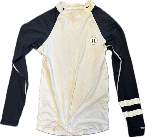 Vist Large View of Product Image Which is Used Hurley Rash Guards Junior White SM