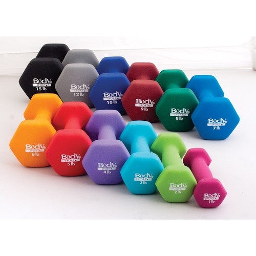 Vist Large View of Product Image Which is New BODY SPORT NEOPRENE DUMBBELL 3LB