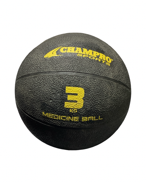 Vist Large View of Product Image Which is Used Champro Medicine Ball Black 3 lb
