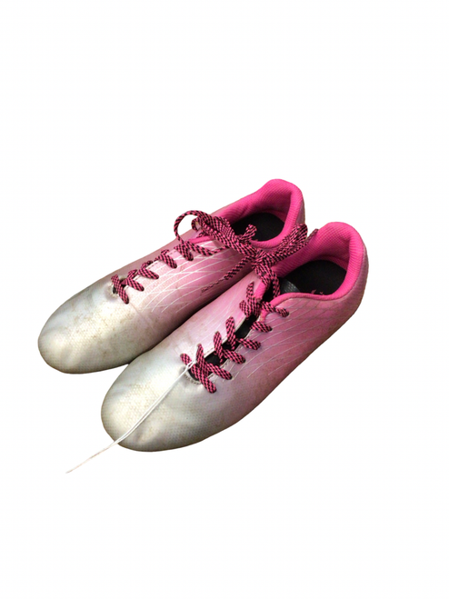 Vist Large View of Product Image Which is Used Soccer Cleats Pink Junior 04