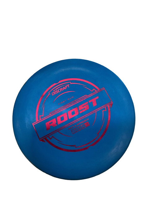 Vist Large View of Product Image Which is Used Discraft ROOST FIRST RUN Disc Golf Putter Royal Blue 174g