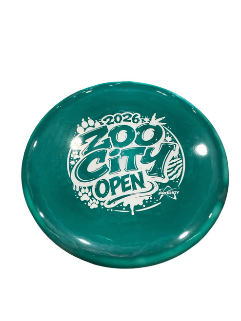 Vist Large View of Product Image Which is Used Prodigy ZOO CITY OPEN 2026 Disc Golf Mid Range Green