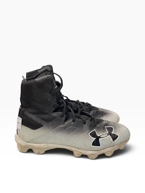 Vist Large View of Product Image Which is Used Under Armour HIGHLIGHT Adult FB Cleats White Senior 7