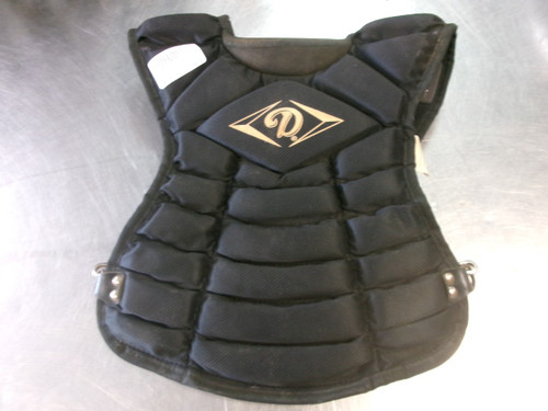 Vist Large View of Product Image Which is Used Diamond CV-121P Catchers Chest Protector Black Youth