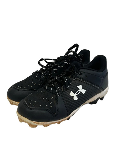 Vist Large View of Product Image Which is Used Under Armour Leadoff Jr 3 BB/SB Cleats Black 